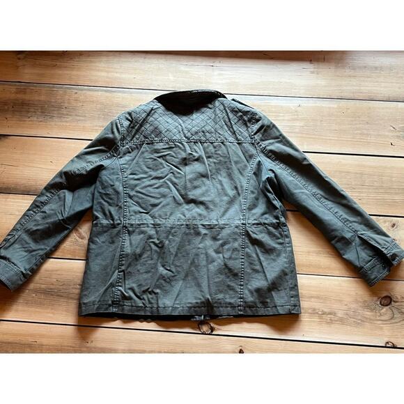Levi's Women's Army Green Army/Field Jacket coat. Heavy. Lines. Pockets. XL - Picture 2 of 10